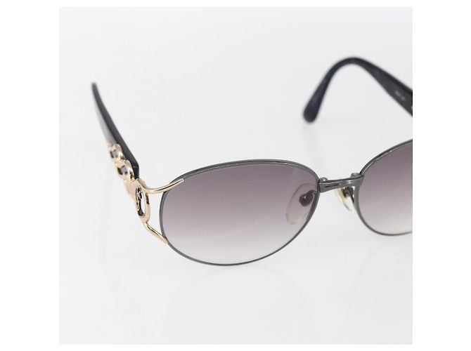 Occhiali da sole SAINT LAURENT metallo Nero Auth bs33326 - vista 6