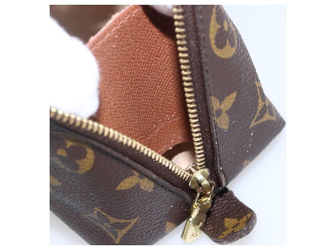 LOUIS VUITTON Pochette Cosmética Demi Ronde Monogram M47520 LV Auth BA10802 Monogramma - vista 12