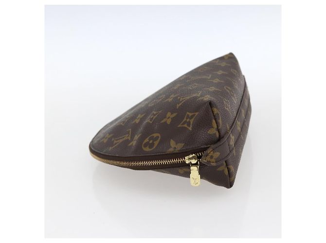 LOUIS VUITTON Pochette Cosmética Demi Ronde Monogram M47520 LV Auth BA10802 Monogramma - vista 3