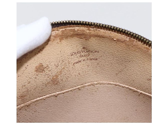 LOUIS VUITTON Pochette Cosmética Demi Ronde Monogram M47520 LV Auth BA10802 Monogramma - vista 9