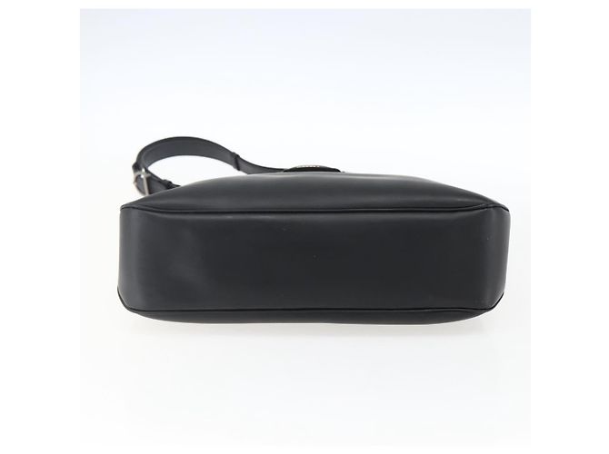 Vala Schultertasche aus Leder Silber Schwarz Salvatore Ferragamo Auth ka2360 - Ansicht 5