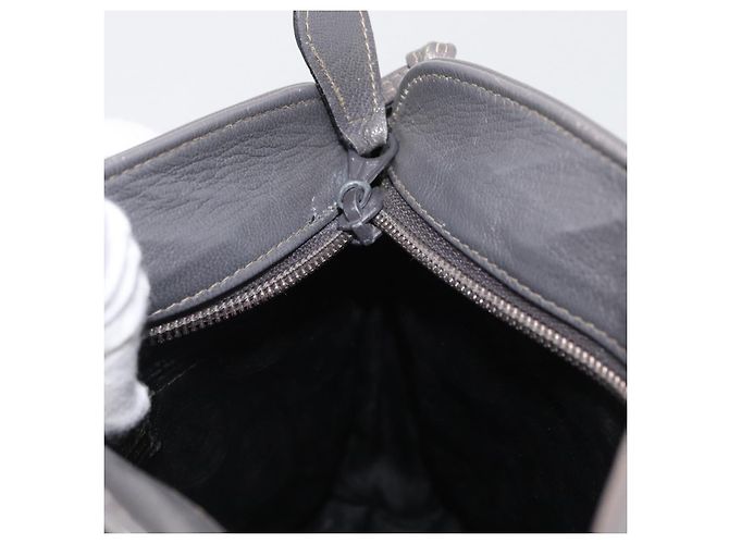 FENDI Schultertasche aus Leder Grau Auth ti3639 Braun - Ansicht 18