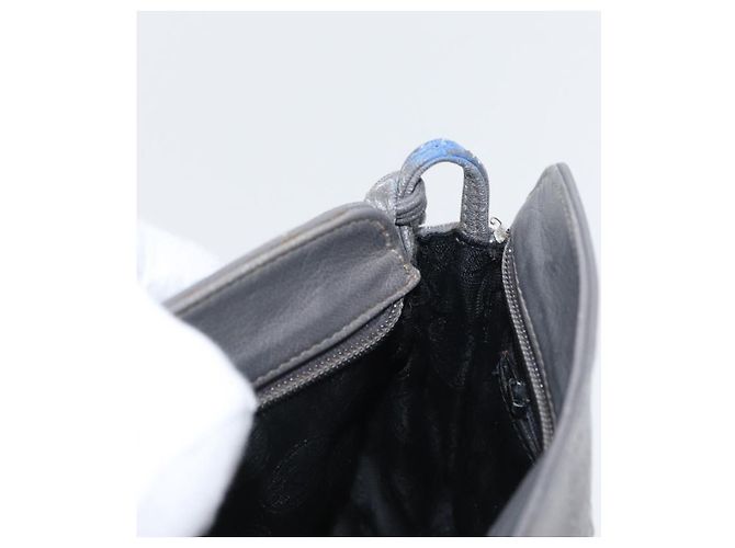FENDI Schultertasche aus Leder Grau Auth ti3639 Braun - Ansicht 19