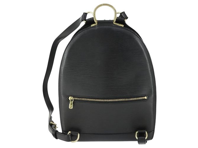 LOUIS VUITTON Zaino Epi Mabillon Nero M52232 LV Auth 169981 - vista 2