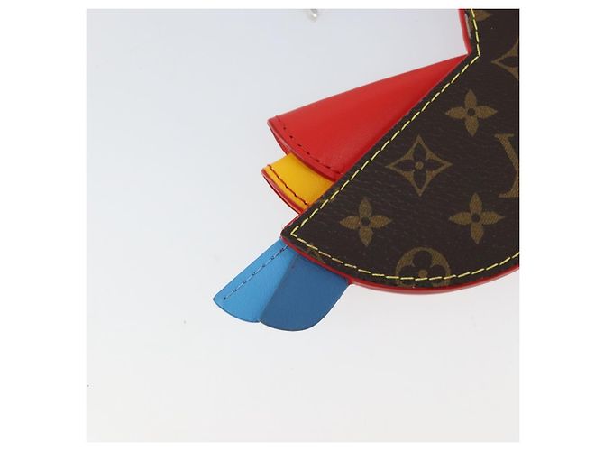 LOUIS VUITTON Charm per Borsa Monogram Pochette Pappagallo Rossa M02556 LV Auth 169920A Rosso Monogramma - vista 10