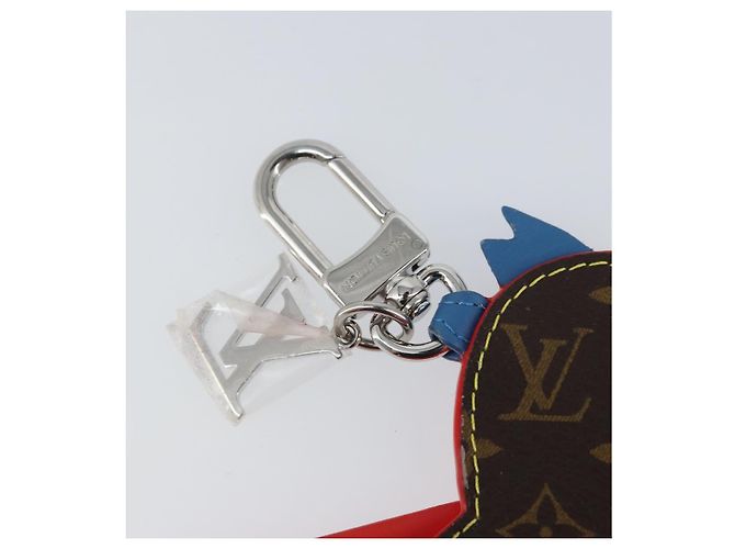 LOUIS VUITTON Charm per Borsa Monogram Pochette Pappagallo Rossa M02556 LV Auth 169920A Rosso Monogramma - vista 7