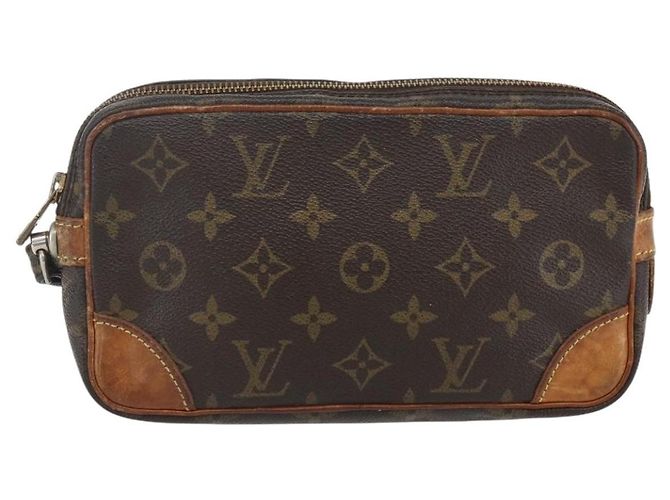 LOUIS VUITTON Clutch Marly Dragonne PM Monogram M51827 LV Auth 168928 Monogramma - vista 13