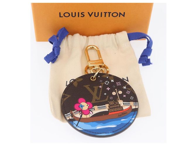 LOUIS VUITTON Monogram Vivienne Portachiavi Illustre Charm M68652 Auth BA10710SAV Blu - vista 11