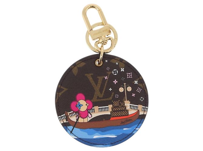 LOUIS VUITTON Monogram Vivienne Portachiavi Illustre Charm M68652 Auth BA10710SAV Blu - vista 2