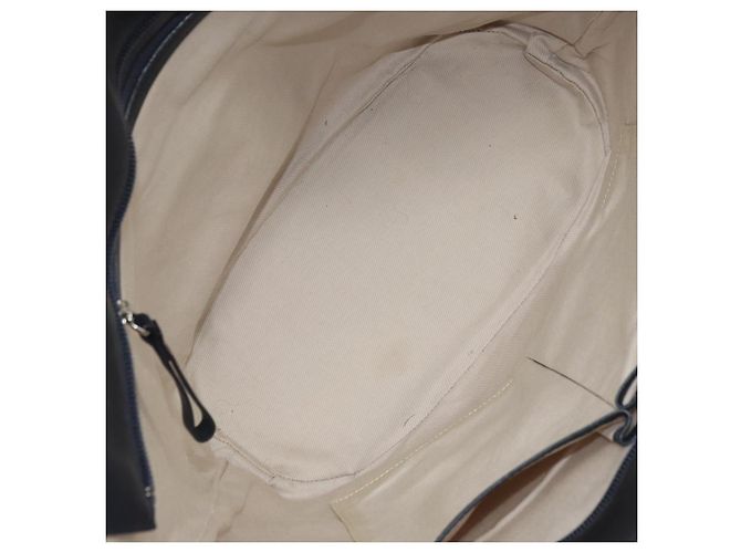 Borsa Tote Burberry in tela e pelle bianca argento oro Auth ti3757 Bianco D'oro - vista 11