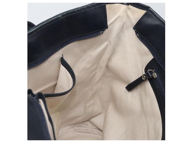 Borsa Tote Burberry in tela e pelle bianca argento oro Auth ti3757 Bianco D'oro - vista 20