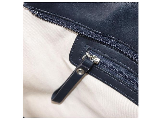 Borsa Tote Burberry in tela e pelle bianca argento oro Auth ti3757 Bianco D'oro - vista 21