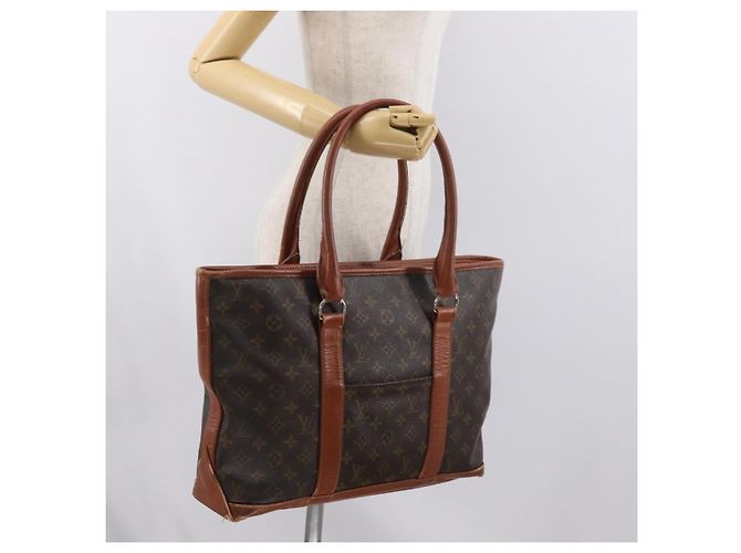 LOUIS VUITTON Borsa a Mano Weekend PM Monogram M42425 LV Auth BA10407 Monogramma - vista 24