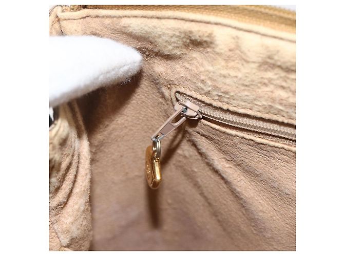 Gucci Borsa a mano Micro GG Supreme in PVC beige e oro 000 40 0207 Auth BA10367 D'oro - vista 21