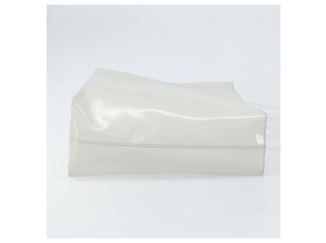 PRADA Handtasche Lackleder Grau Silber Auth ep13103 Braun - Ansicht 3