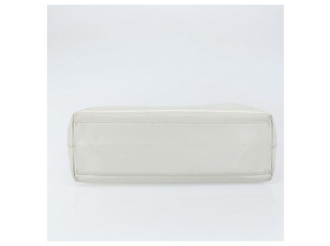 PRADA Handtasche Lackleder Grau Silber Auth ep13103 Braun - Ansicht 5