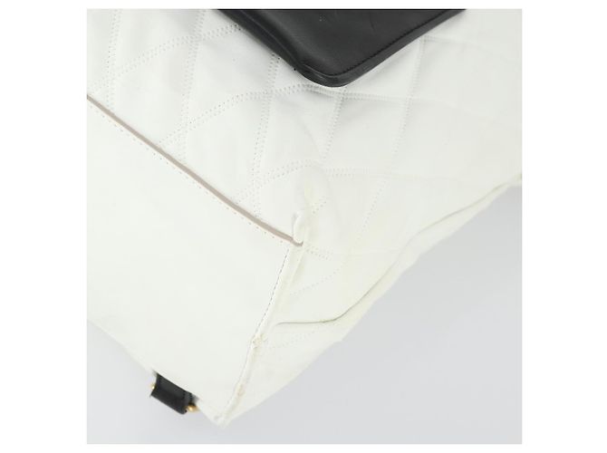 Zaino GIVENCHY in pelle bianca e oro Auth BA10327 Bianco D'oro - vista 16
