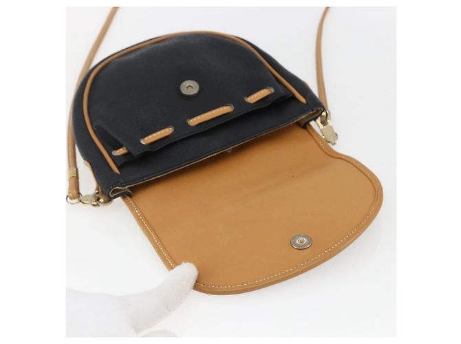 Gucci Borsa a Spalla in Pelle Nera e Oro Auth ep13083 Nero D'oro - vista 10