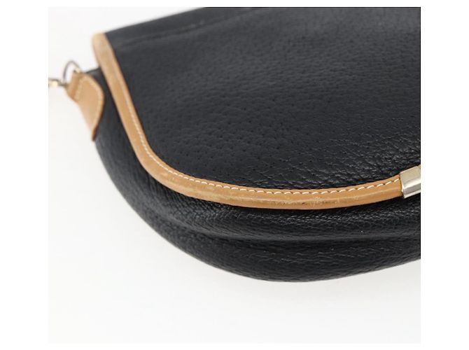 Gucci Borsa a Spalla in Pelle Nera e Oro Auth ep13083 Nero D'oro - vista 16