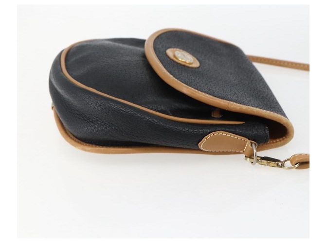 Gucci Borsa a Spalla in Pelle Nera e Oro Auth ep13083 Nero D'oro - vista 4