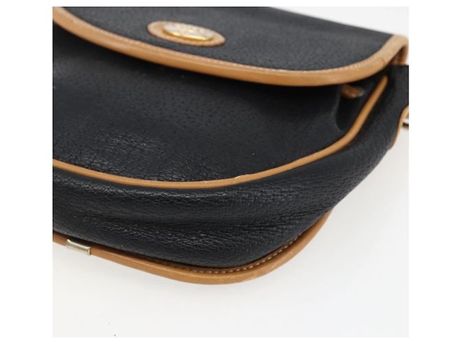 Gucci Borsa a Spalla in Pelle Nera e Oro Auth ep13083 Nero D'oro - vista 9
