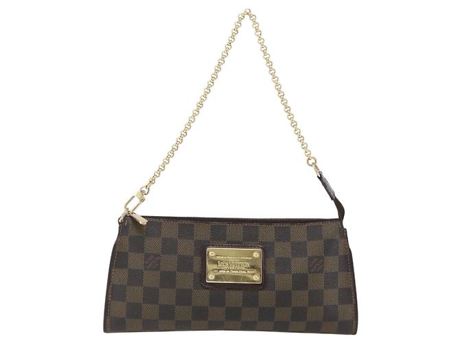 LOUIS VUITTON Pochette Spalla 2Vie Damier Ebano Sophie N51135 LV Auth 168983 Damier ebene - vista 13