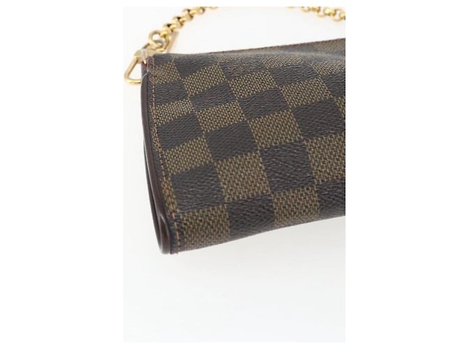 LOUIS VUITTON Pochette Spalla 2Vie Damier Ebano Sophie N51135 LV Auth 168983 Damier ebene - vista 14