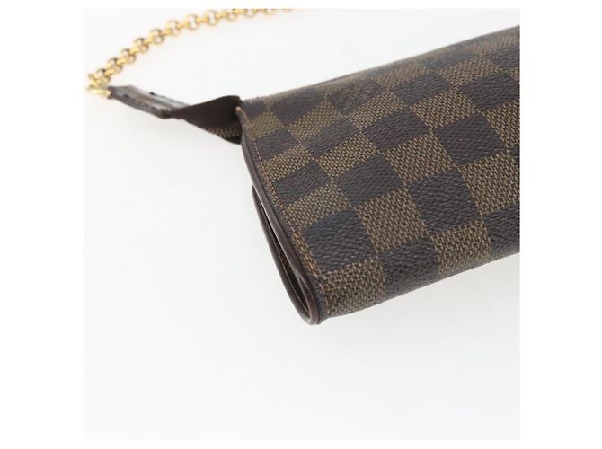 LOUIS VUITTON Pochette Spalla 2Vie Damier Ebano Sophie N51135 LV Auth 168983 Damier ebene - vista 16