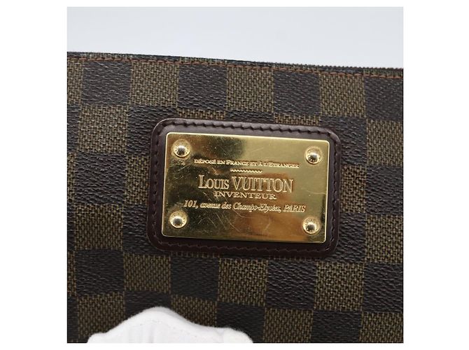 LOUIS VUITTON Pochette Spalla 2Vie Damier Ebano Sophie N51135 LV Auth 168983 Damier ebene - vista 17