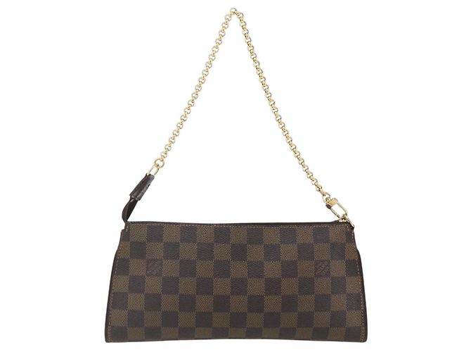 LOUIS VUITTON Pochette Spalla 2Vie Damier Ebano Sophie N51135 LV Auth 168983 Damier ebene - vista 2
