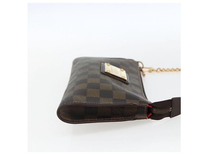LOUIS VUITTON Pochette Spalla 2Vie Damier Ebano Sophie N51135 LV Auth 168983 Damier ebene - vista 4