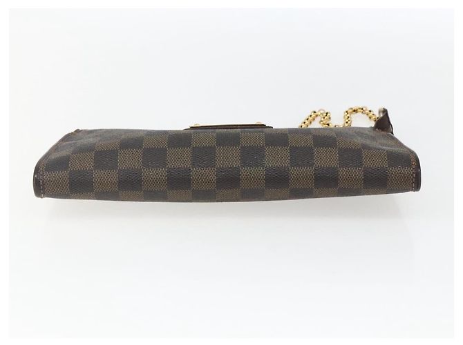 LOUIS VUITTON Pochette Spalla 2Vie Damier Ebano Sophie N51135 LV Auth 168983 Damier ebene - vista 5