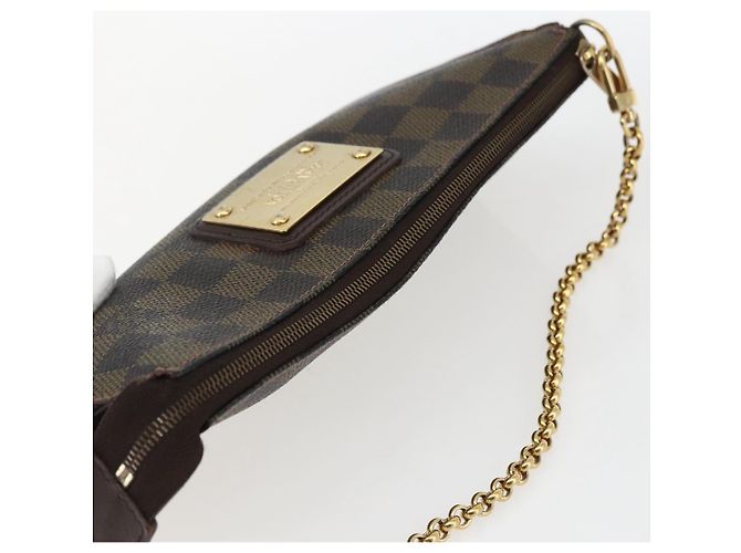 LOUIS VUITTON Pochette Spalla 2Vie Damier Ebano Sophie N51135 LV Auth 168983 Damier ebene - vista 6