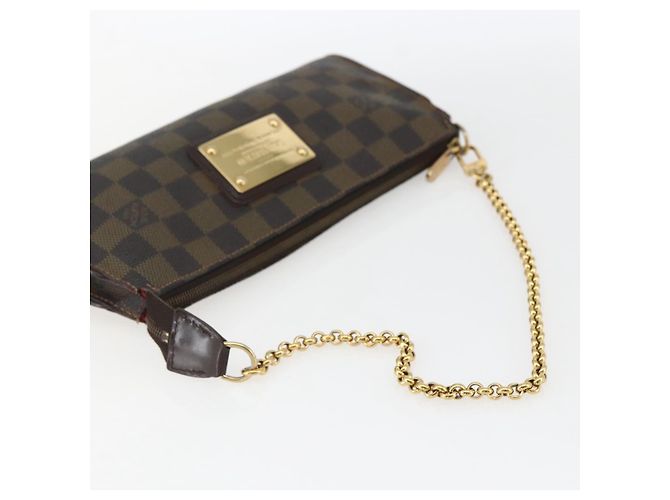 LOUIS VUITTON Pochette Spalla 2Vie Damier Ebano Sophie N51135 LV Auth 168983 Damier ebene - vista 7