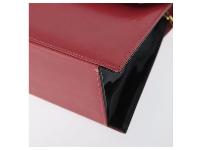 Borsa a spalla a catena Salvatore Ferragamo in pelle rosa oro Auth 169714 - vista 14