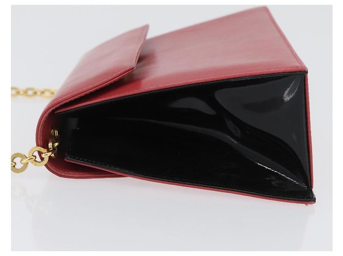 Borsa a spalla a catena Salvatore Ferragamo in pelle rosa oro Auth 169714 - vista 4