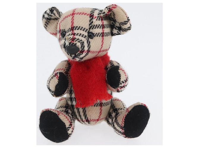 BURBERRY Nova Check Teddy Bear Beige Auth 169936 - view 11