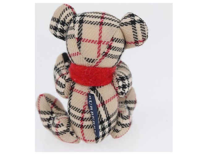 BURBERRY Nova Check Teddy Bear Beige Auth 169936 - view 12