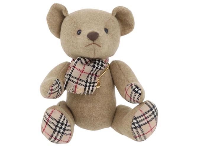 BURBERRY Nova Check Teddy Bear Beige Auth 169936 - view 2