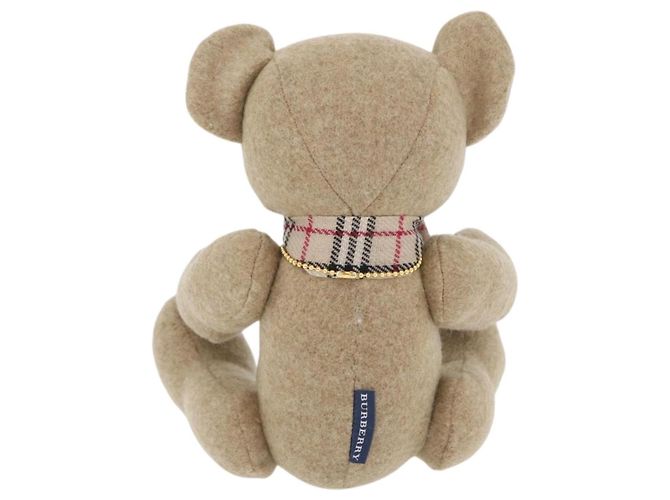 BURBERRY Nova Check Teddy Bear Beige Auth 169936 - view 3
