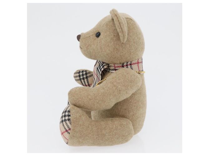 BURBERRY Nova Check Teddy Bear Beige Auth 169936 - view 4