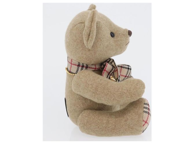BURBERRY Nova Check Teddy Bear Beige Auth 169936 - view 5