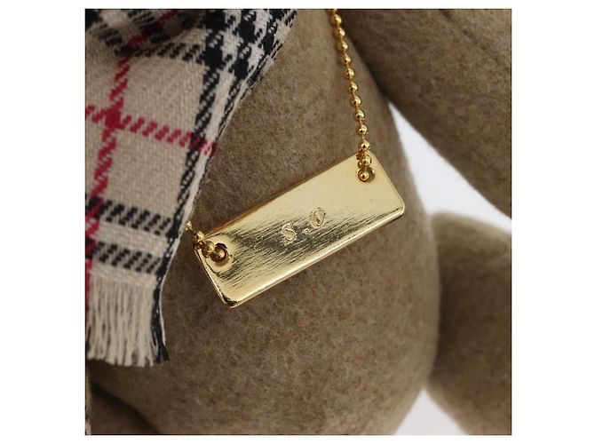 BURBERRY Nova Check Teddy Bear Beige Auth 169936 - view 9