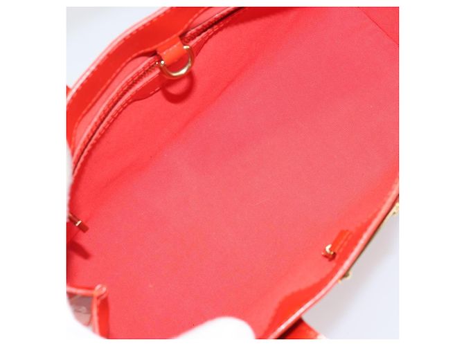 LOUIS VUITTON Monogram Vernis Wilshire PM Bag Orenge Sunset M93644 Auth 171567 - view 11