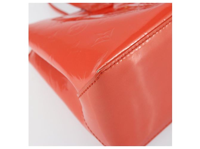 LOUIS VUITTON Monogram Vernis Wilshire PM Bag Orenge Sunset M93644 Auth 171567 - view 14