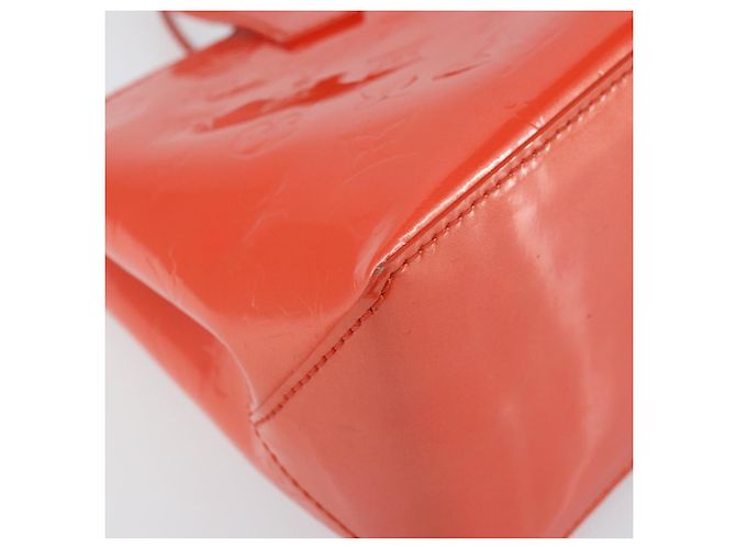 LOUIS VUITTON Monogram Vernis Wilshire PM Bag Orenge Sunset M93644 Auth 171567 - view 16