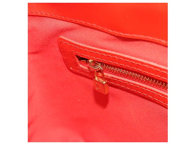 LOUIS VUITTON Monogram Vernis Wilshire PM Bag Orenge Sunset M93644 Auth 171567 - view 20