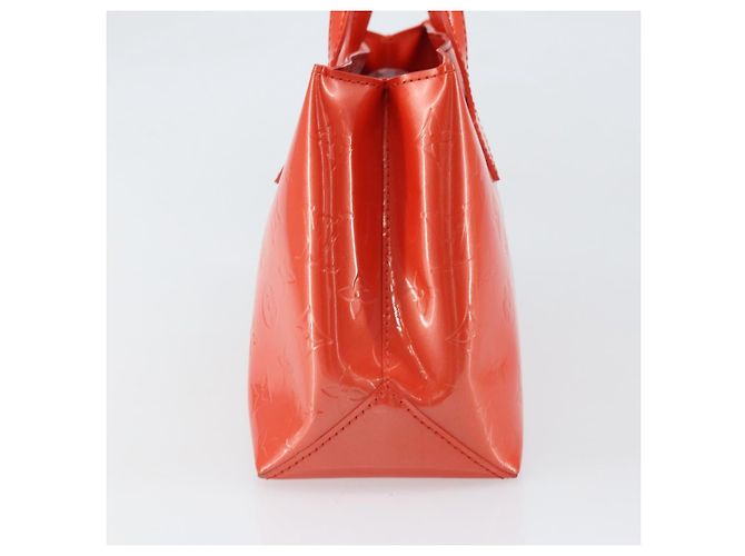 LOUIS VUITTON Monogram Vernis Wilshire PM Bag Orenge Sunset M93644 Auth 171567 - view 4
