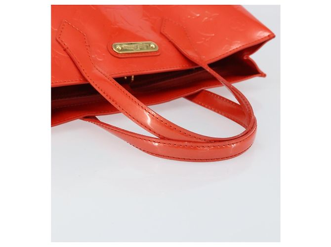 LOUIS VUITTON Monogram Vernis Wilshire PM Bag Orenge Sunset M93644 Auth 171567 - view 7