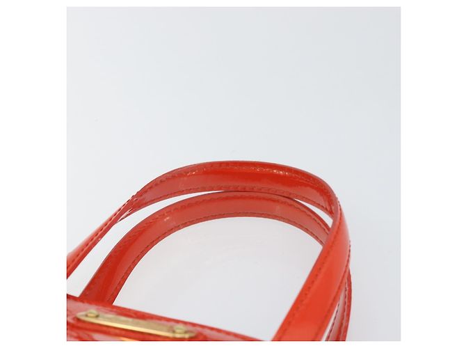 LOUIS VUITTON Monogram Vernis Wilshire PM Bag Orenge Sunset M93644 Auth 171567 - view 8